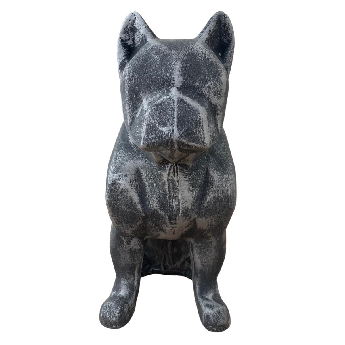 Figura Decorativa Perro  Minimalista Elegante Ceramica Decoracion Hogar