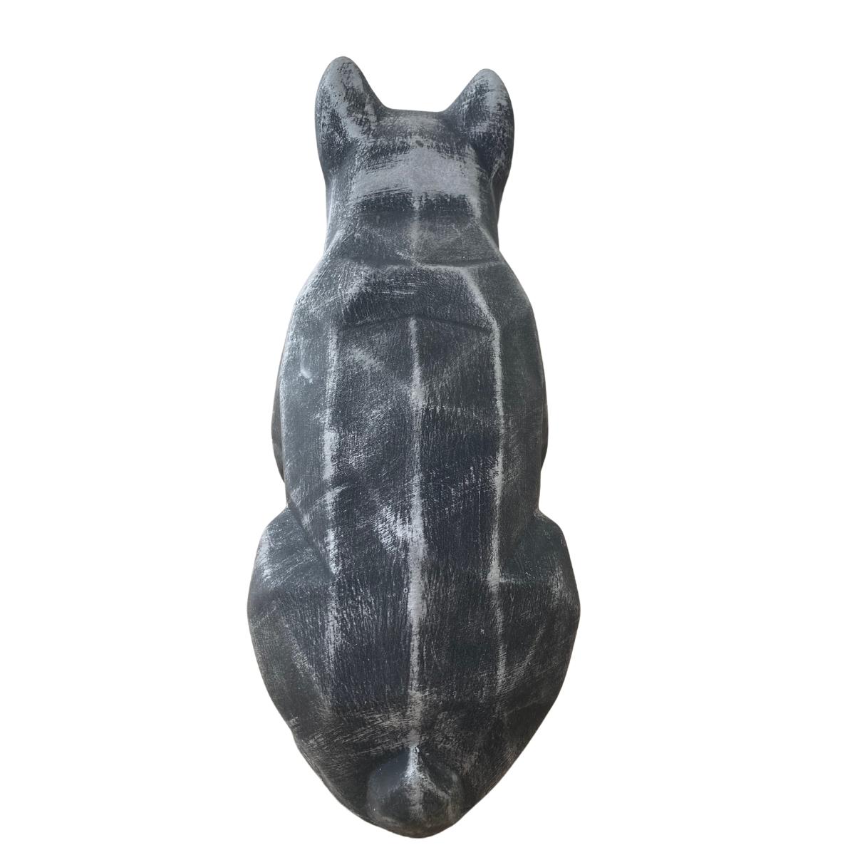 Figura Decorativa Perro  Minimalista Elegante Ceramica Decoracion Hogar