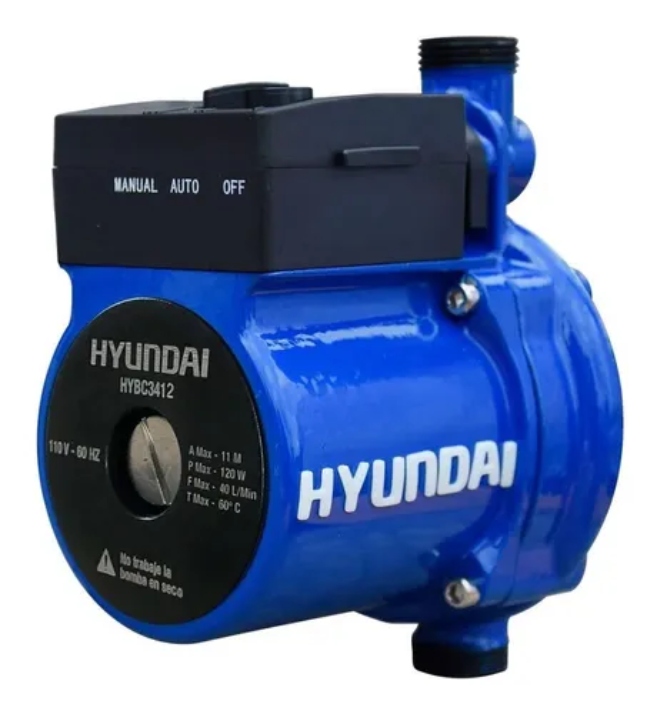 Bombas De Agua Bomba HYUNDAI HYBC3412 0.20hp 110v 12m 1800L/h