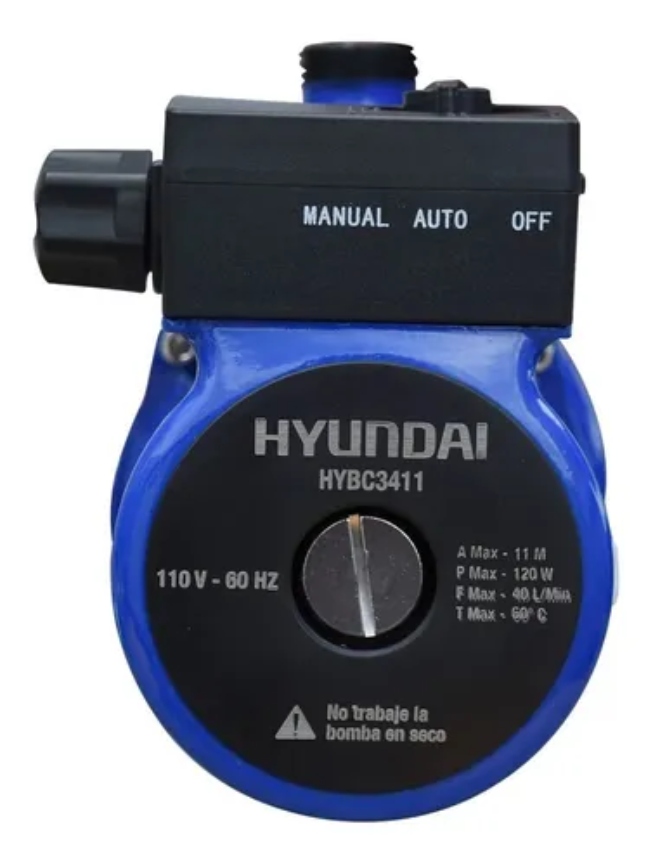 Bombas De Agua Bomba HYUNDAI HYBC3412 0.20hp 110v 12m 1800L/h