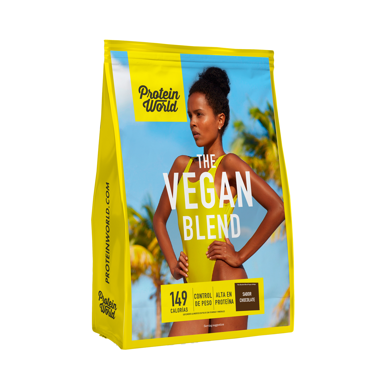 The Slender Blend Vegan Chocolate 1200 gr Proteína Control de peso Vegana a Base de Chícharo
