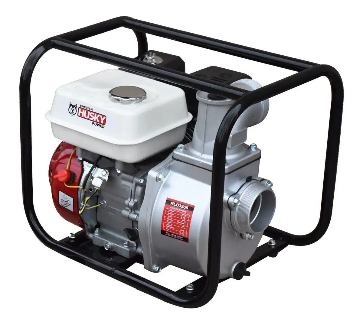 Bomba Motobomba Husky Motor Gasolina 6.5 Hp 4 Tiempos 3 X 3 RLB3365