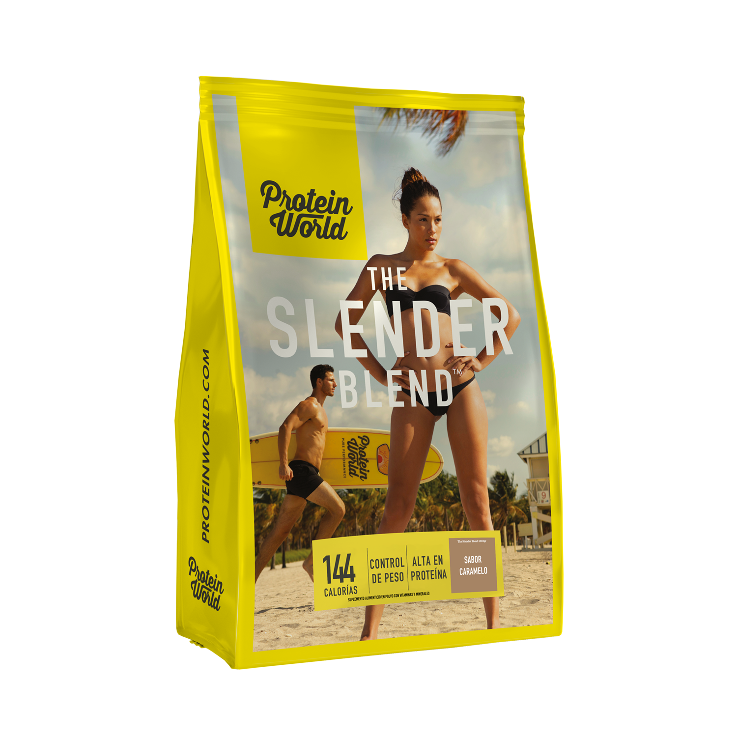 The Slender Blend Caramelo 1200 gr Proteína de Suero de Leche con Vitaminas y Minerales