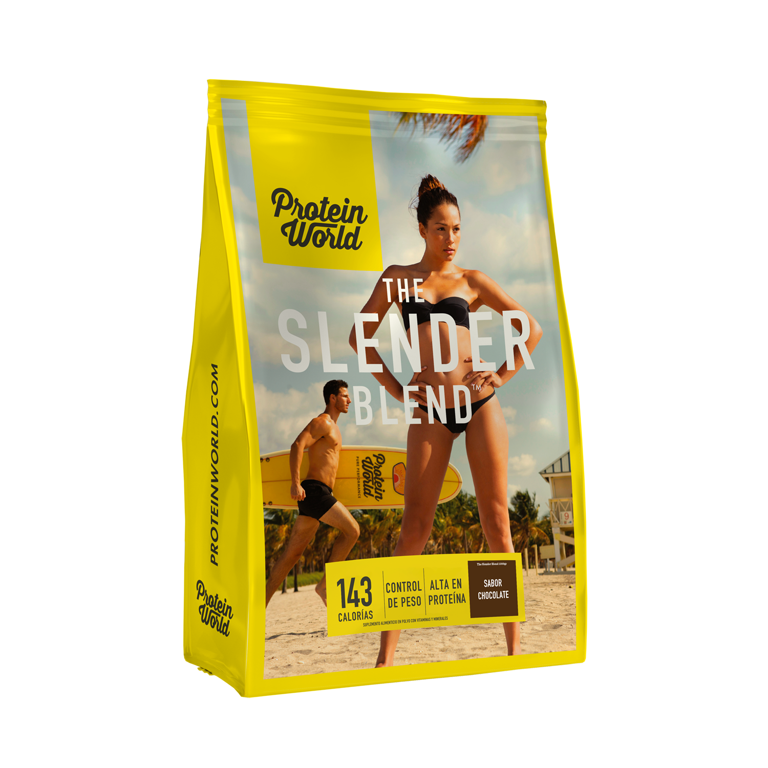 The Slender Blend Chocolate 1200 gr Proteína de Suero de Leche con Vitaminas y Minerales