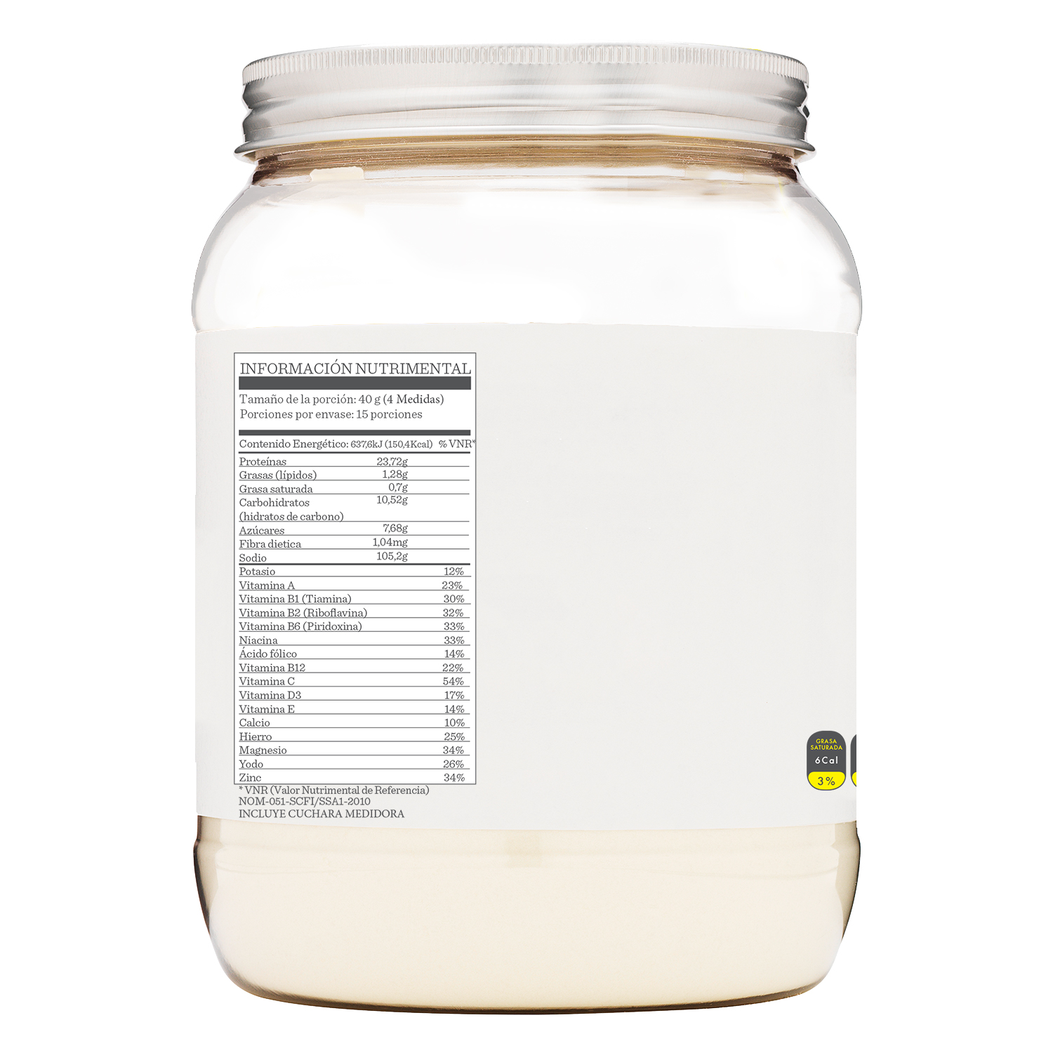 The Slender Blend Fresa 600 gr Proteína de Suero de Leche con Vitaminas y Minerales