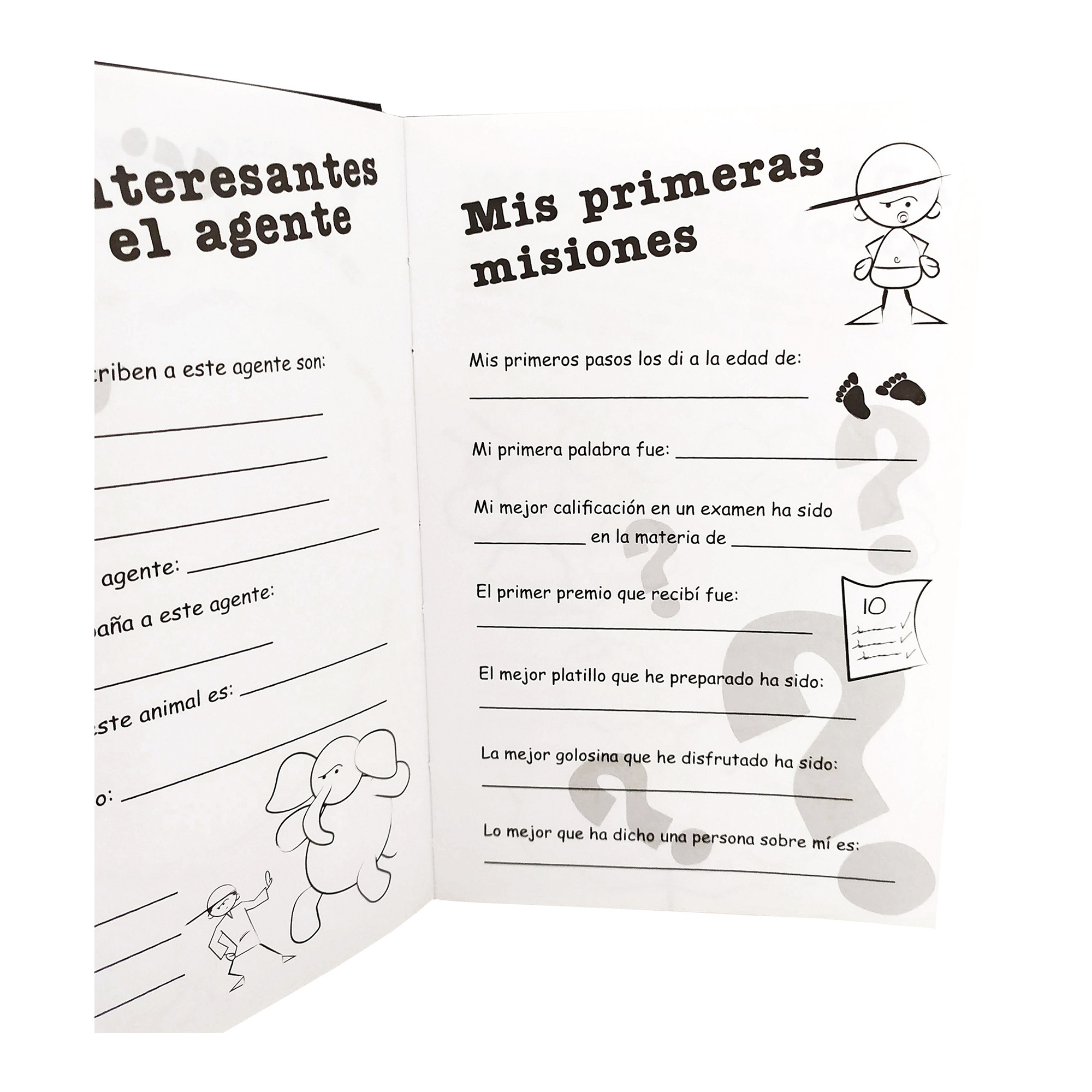 Diario Secreto incluye pluma con tinta invisible, pasta dura, Niño