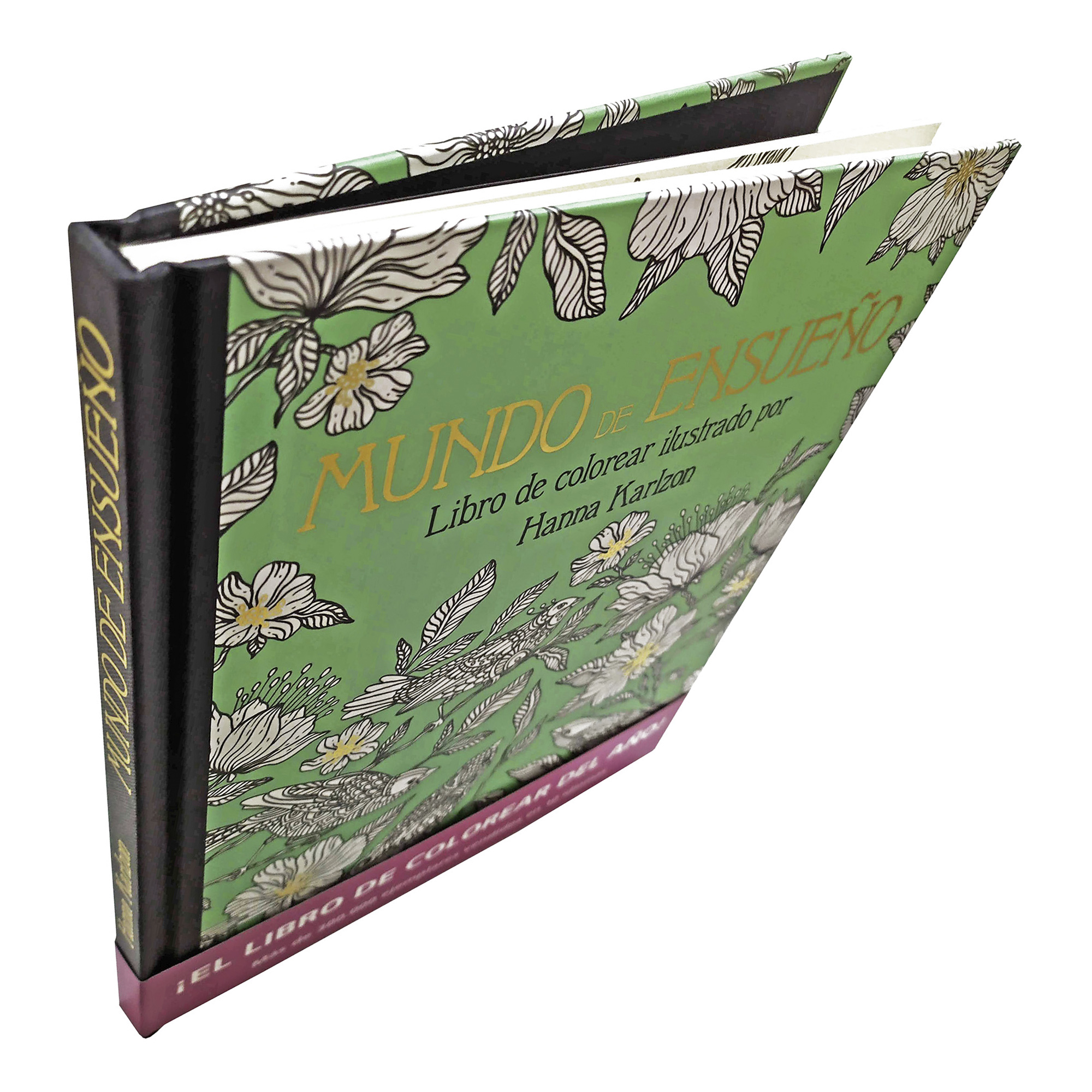 Libro Colorear Mandalas + 24 Plumones, Hanna Karlzon, Pasta Dura