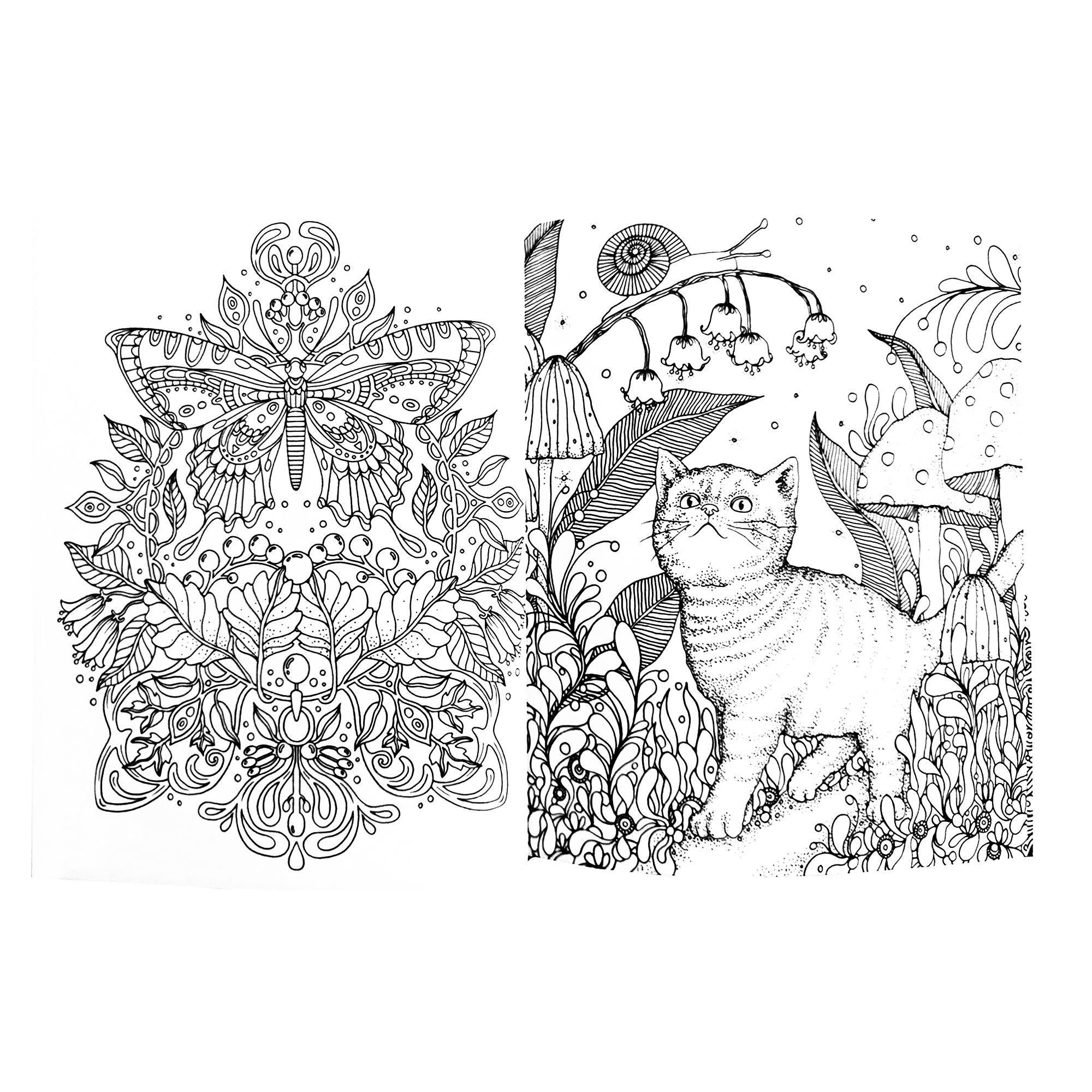 Libro Colorear Mandalas + 24 Plumones, Hanna Karlzon, Pasta Dura