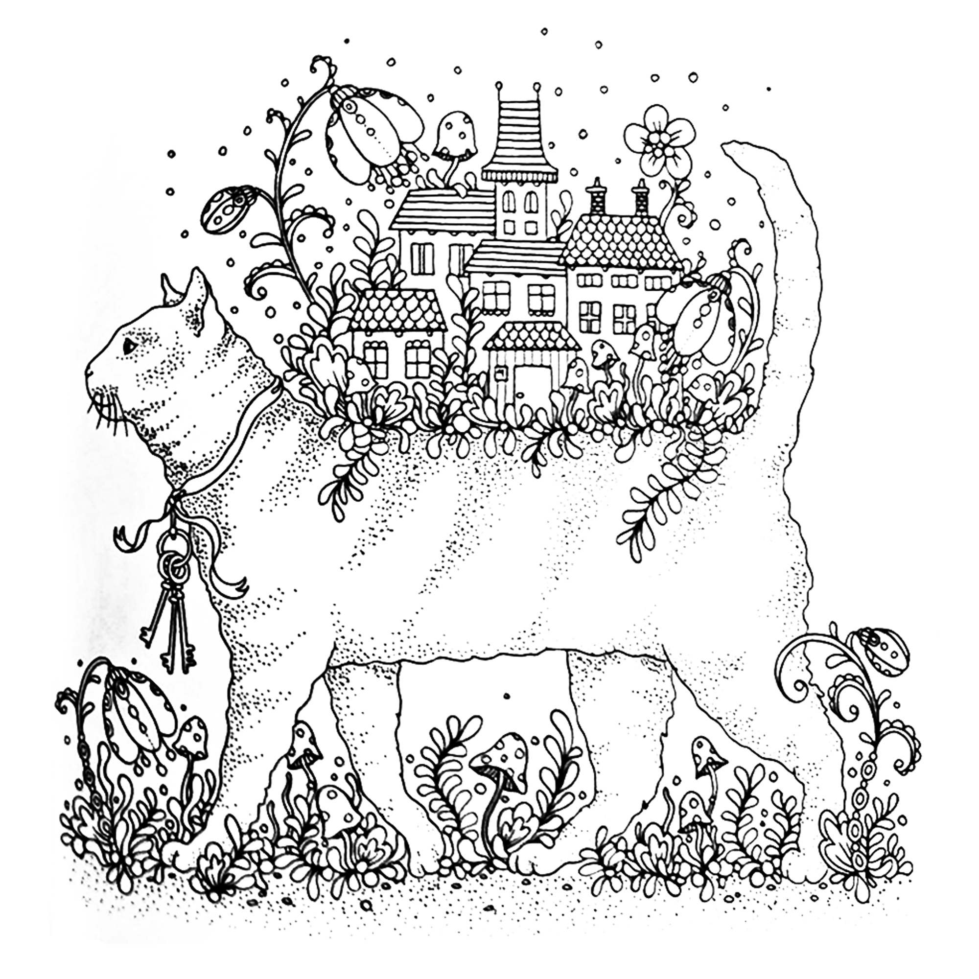 Libro Colorear Mandalas + 24 Plumones, Hanna Karlzon, Pasta Dura