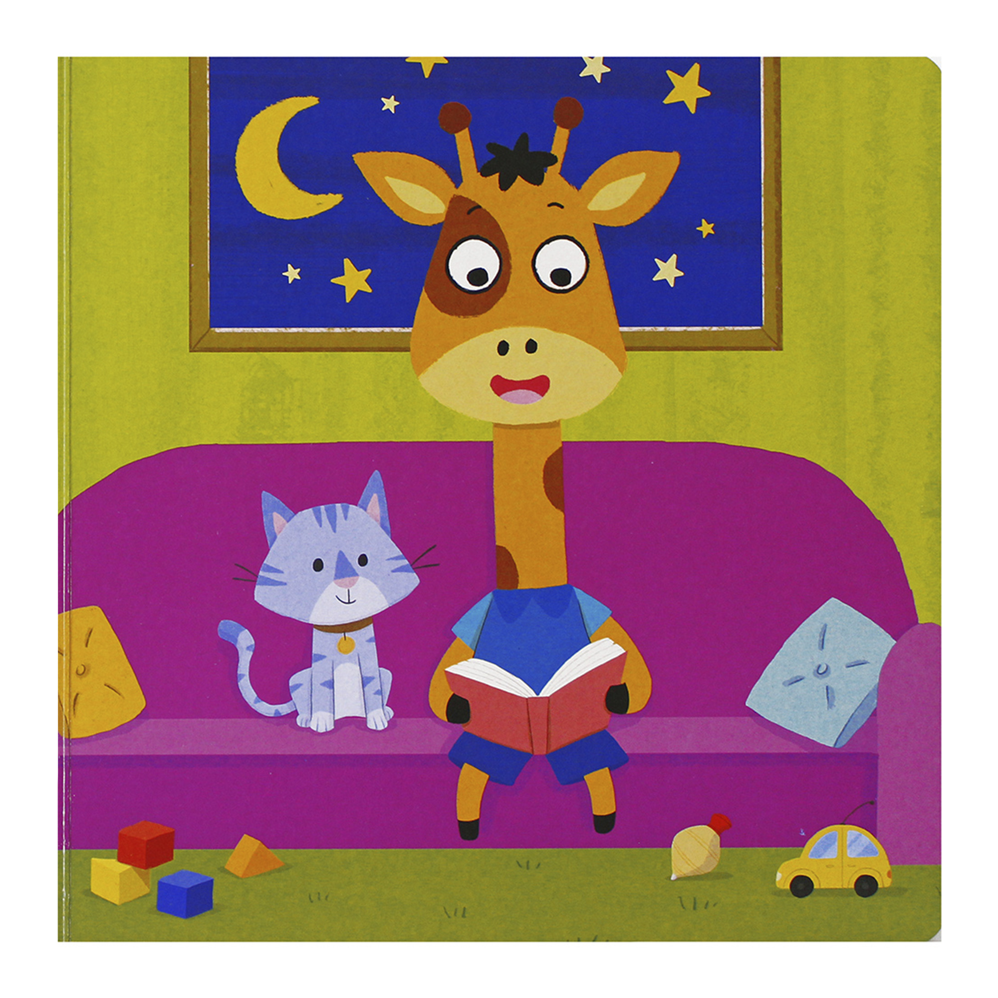 Colección 4 Libros de Cuentos y Rimas, Animales, Fluorescente, Brillan en la Oscuridad