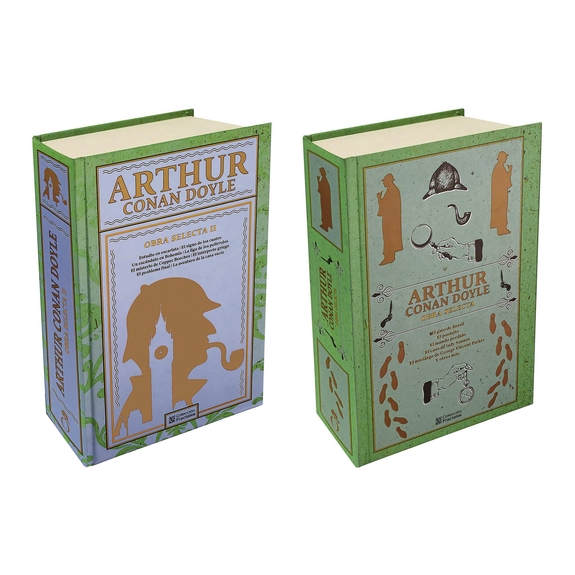 Sherlock Holmes, Colección Arthur Conan Doyle, 2 Tomos, Pasta Dura