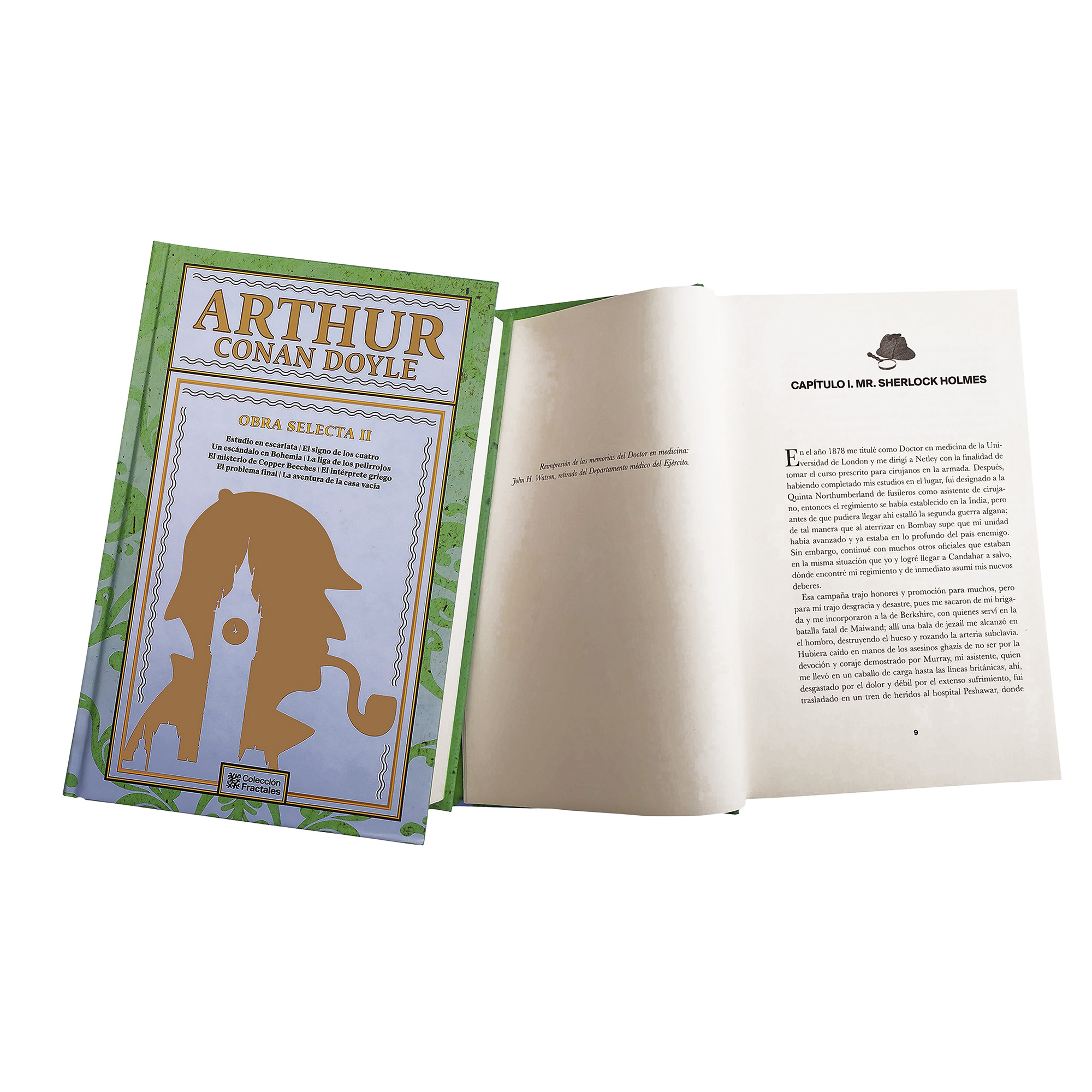 Sherlock Holmes, Colección Arthur Conan Doyle, 2 Tomos, Pasta Dura