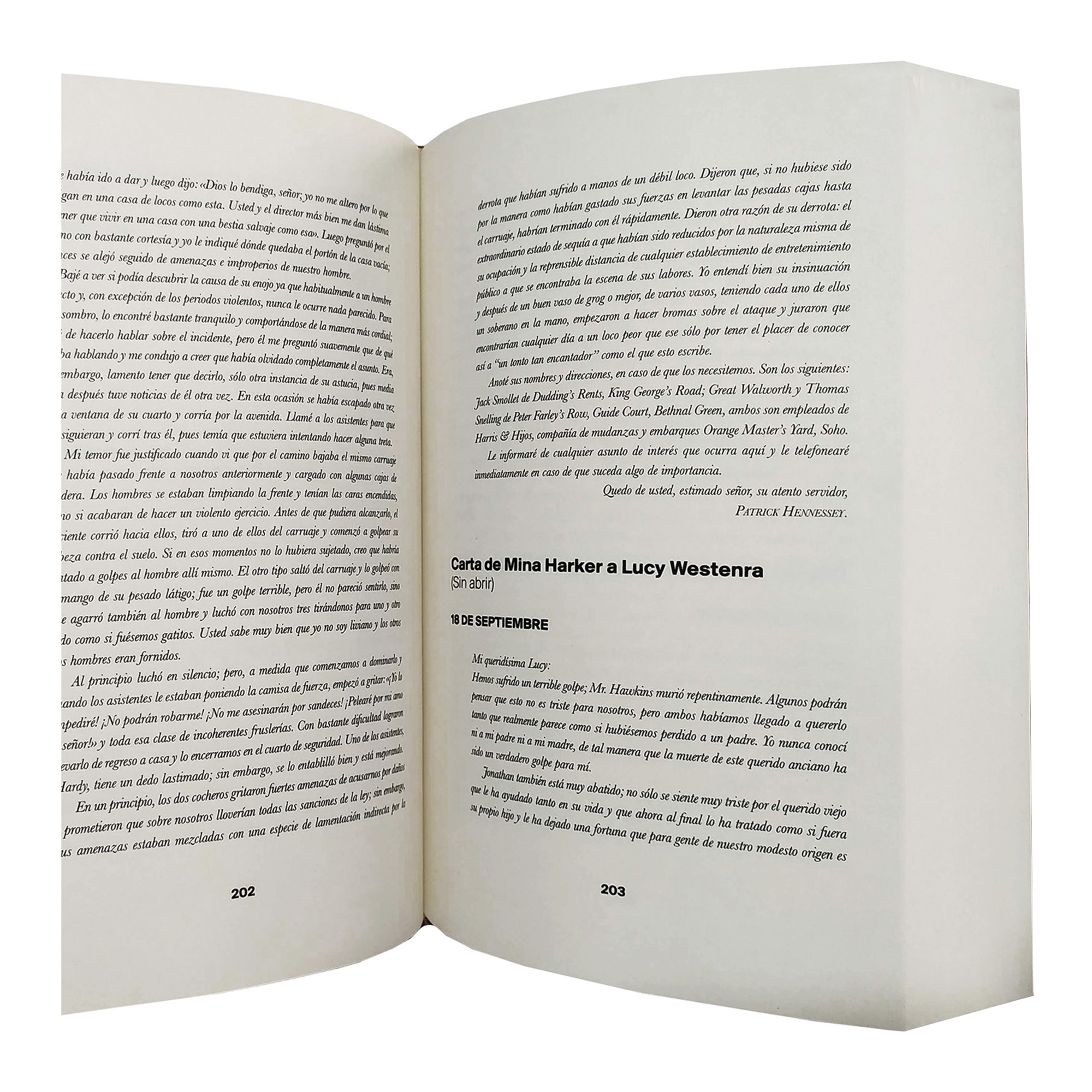 Drácula, Bram Stoker, Pasta Dura