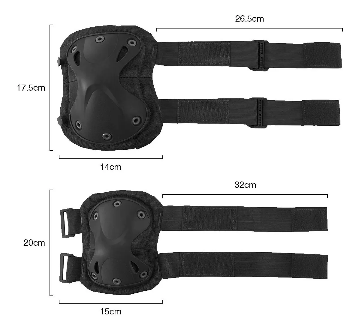 Coderas, Rodilleras Tácticas Militares Para Motocicleta