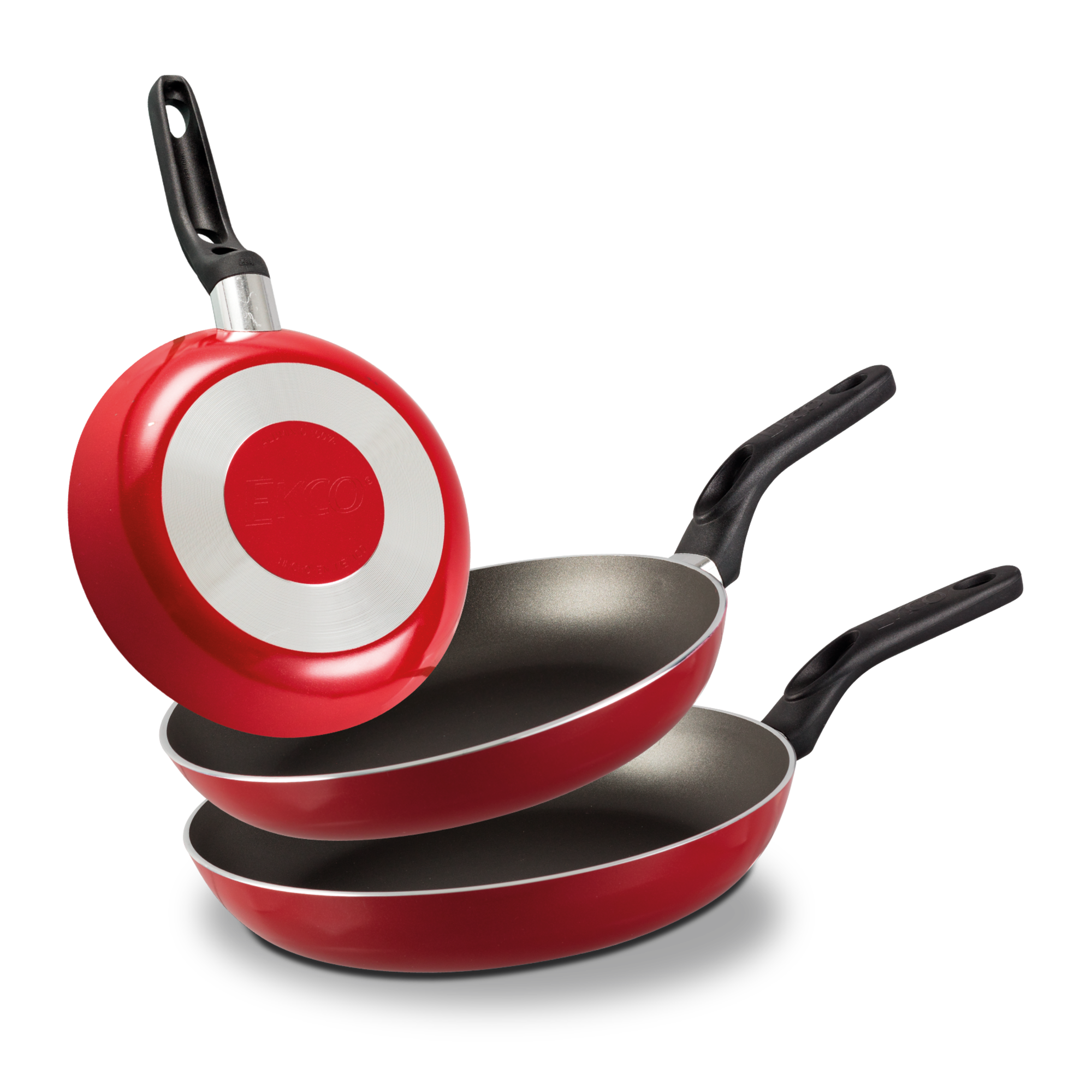 Juego de Sartenes 3 Piezas Ekco con Antiadherente de Aluminio