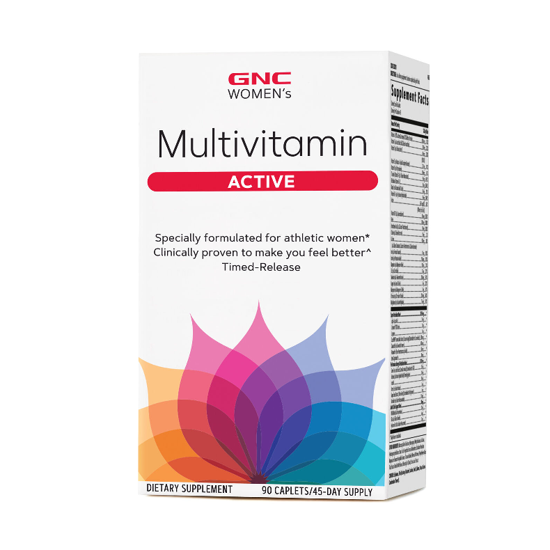 GNC Womens Multivitamin Active 90 caplets Multivitaminas