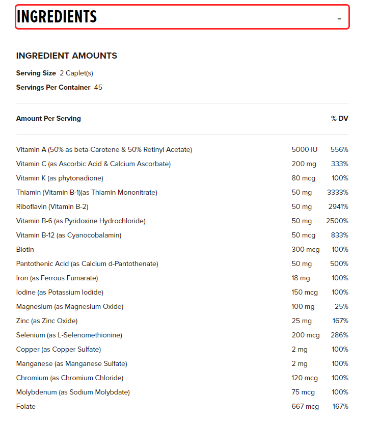 GNC Womens Multivitamin Active 90 caplets Multivitaminas