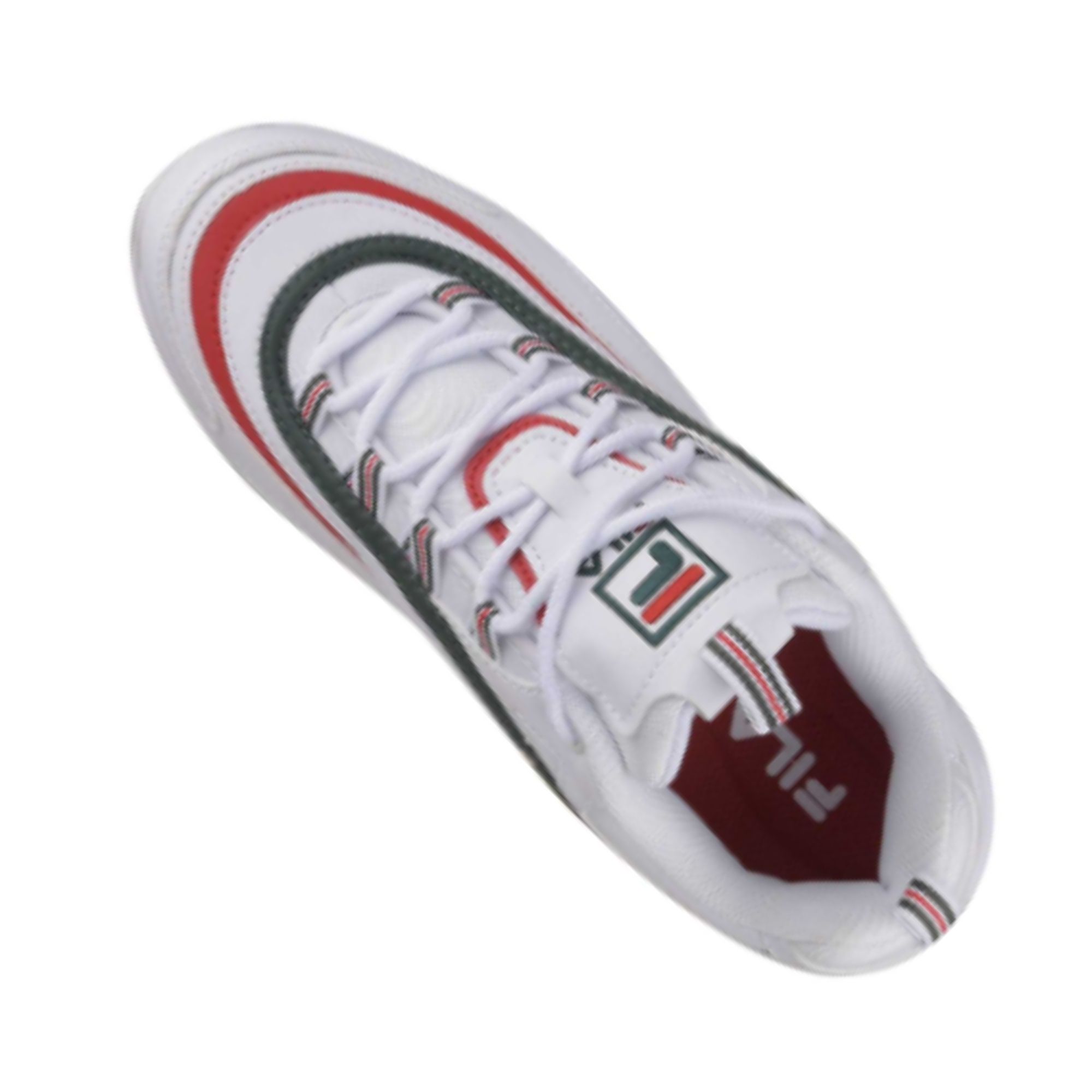 Tenis Fila Ray Man Blanco Azul Rojo Originales 1RM00577124