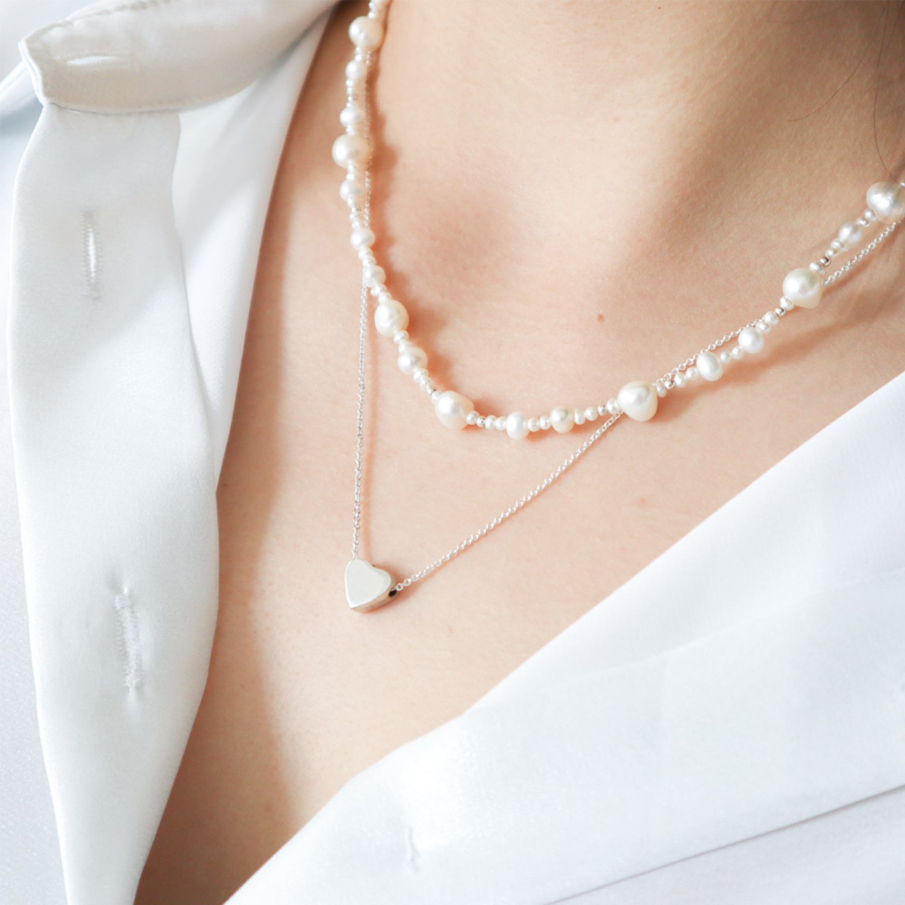 Collar Corto con Perlas Cultivadas para Mujer por Anante Joyeria