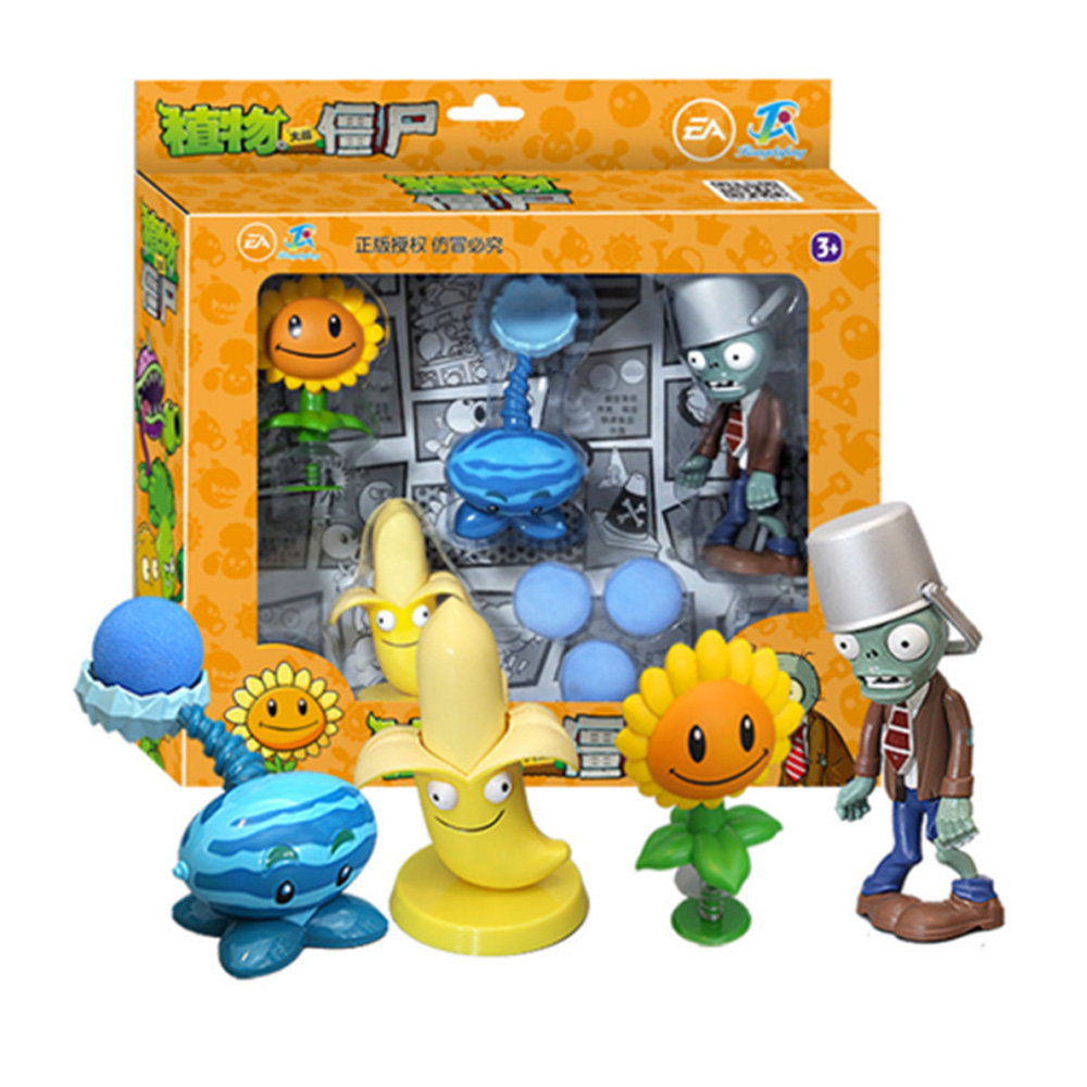 Juego Plantas Vs Zombies Tablero Muñecos Juegos Infantil