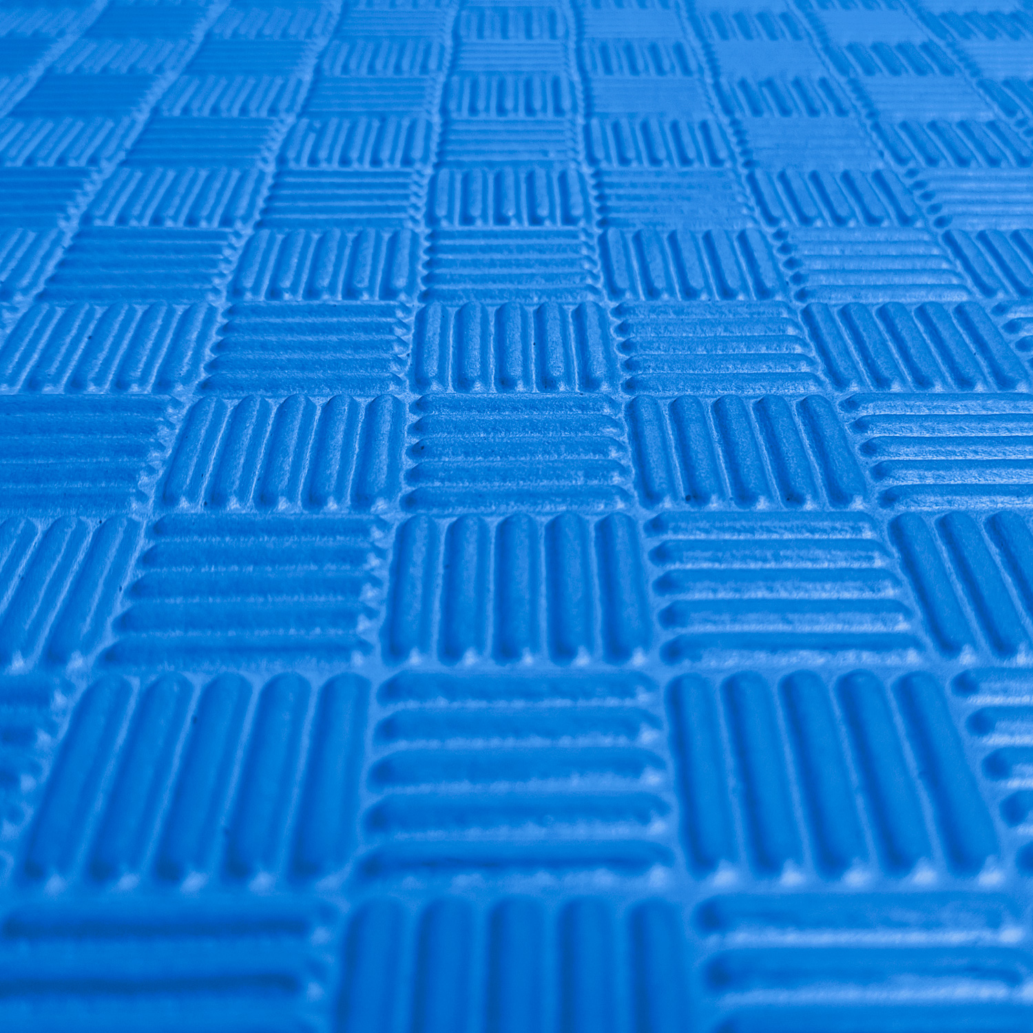 Tatami Tapete Ejercicio Foamy 10 piezas Piso 100 x 100 cm Gym Artes Marciales 2cm Antiderrapante Azul Negro