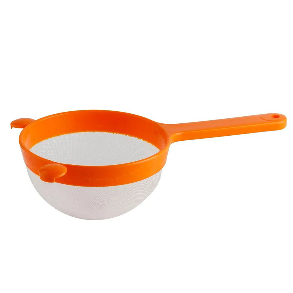 Colador Gigante Naranja Rejilla Metalica Goshoppingmx