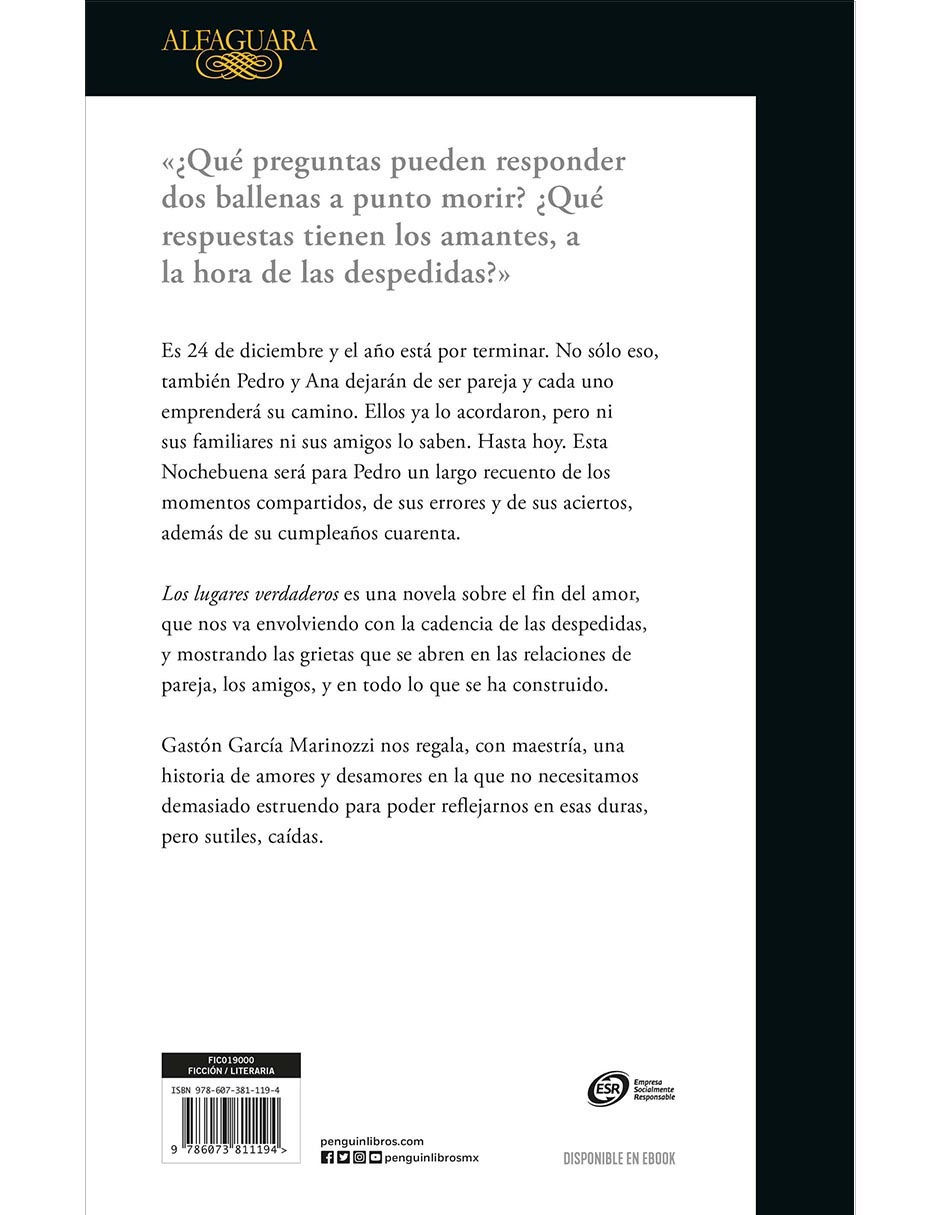 Los lugares verdaderosAutorGastón García Marinozzi