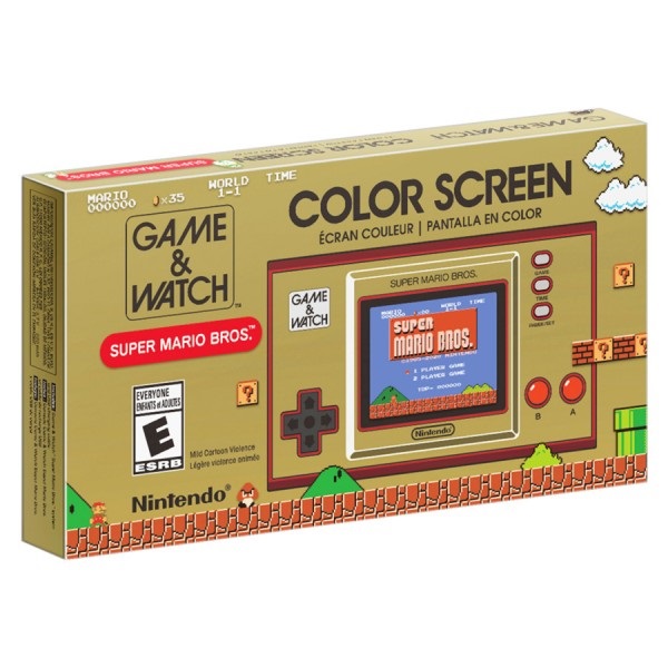 Nintendo Game & Watch Super Mario Bros. Color Rojo Y Dorado