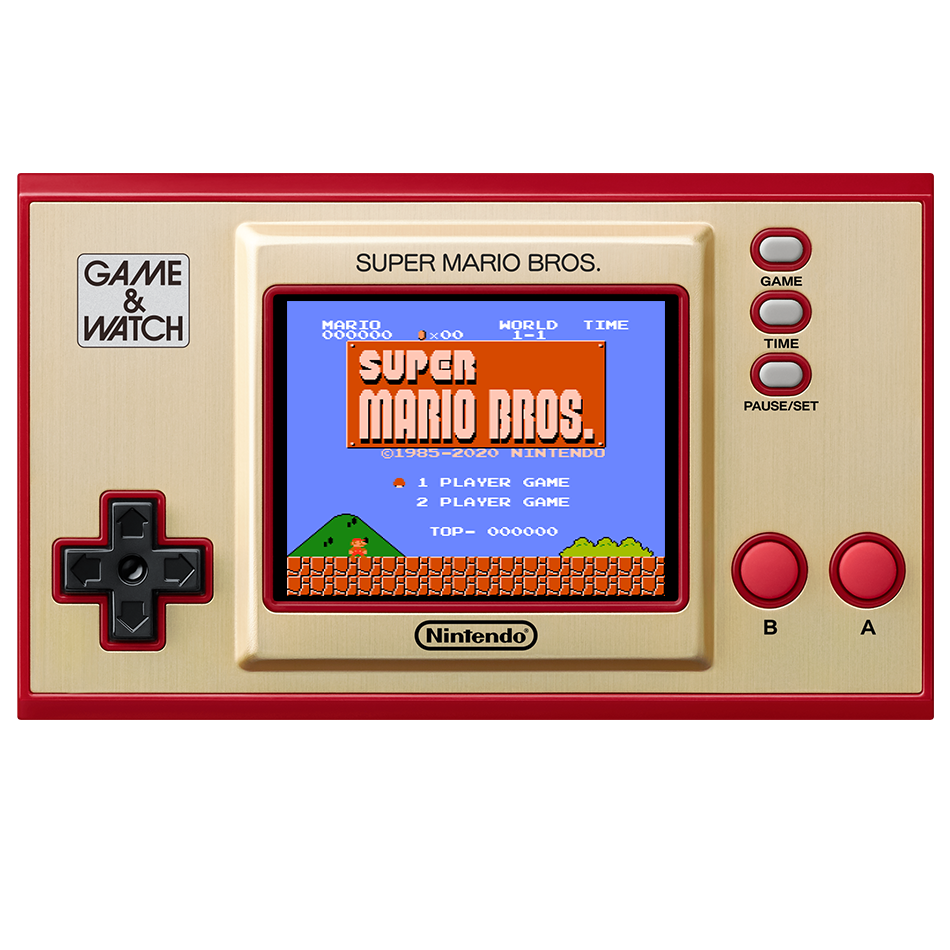 Nintendo Game & Watch Super Mario Bros. Color Rojo Y Dorado