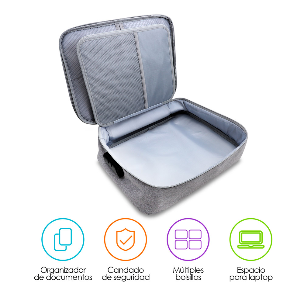 Organizador de Documentos Caja de Seguridad con Candado Redlemon