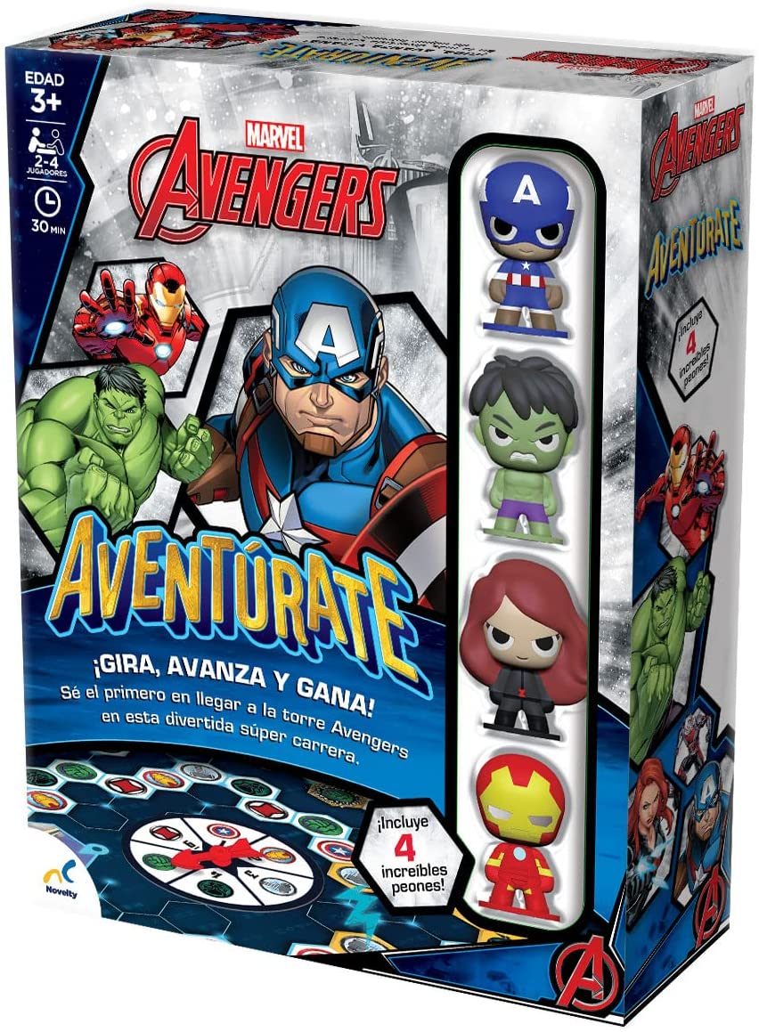 Juego de Mesa Aventúrate de Los Avengers - Novelty