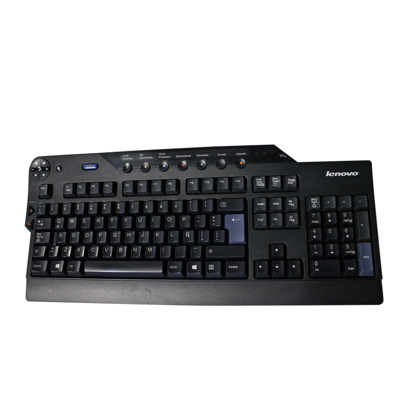 Teclado Keybd USB (Latin-Esp) Multimedia Reacondicionado Grado A