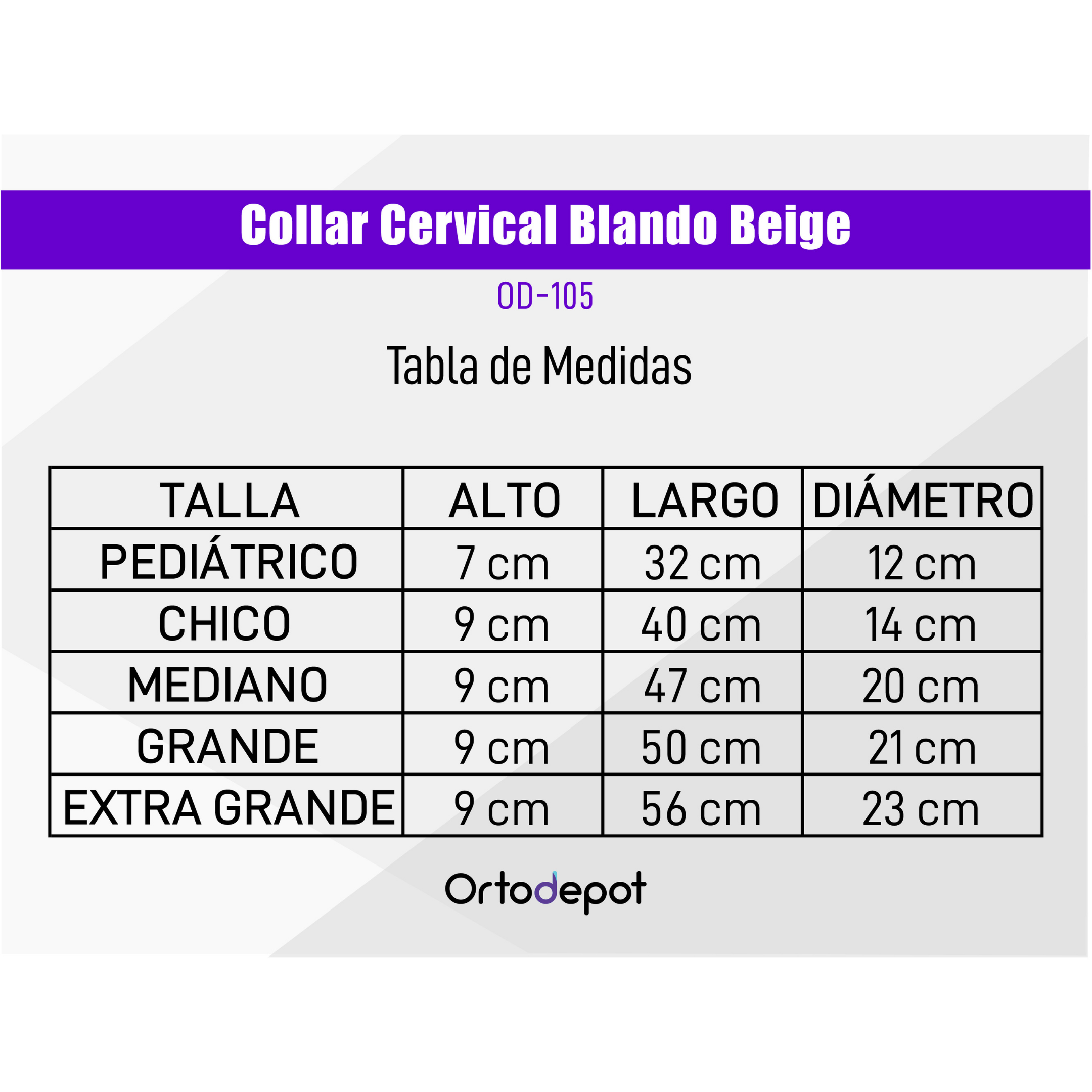 Collarín Cervical Blando Beige