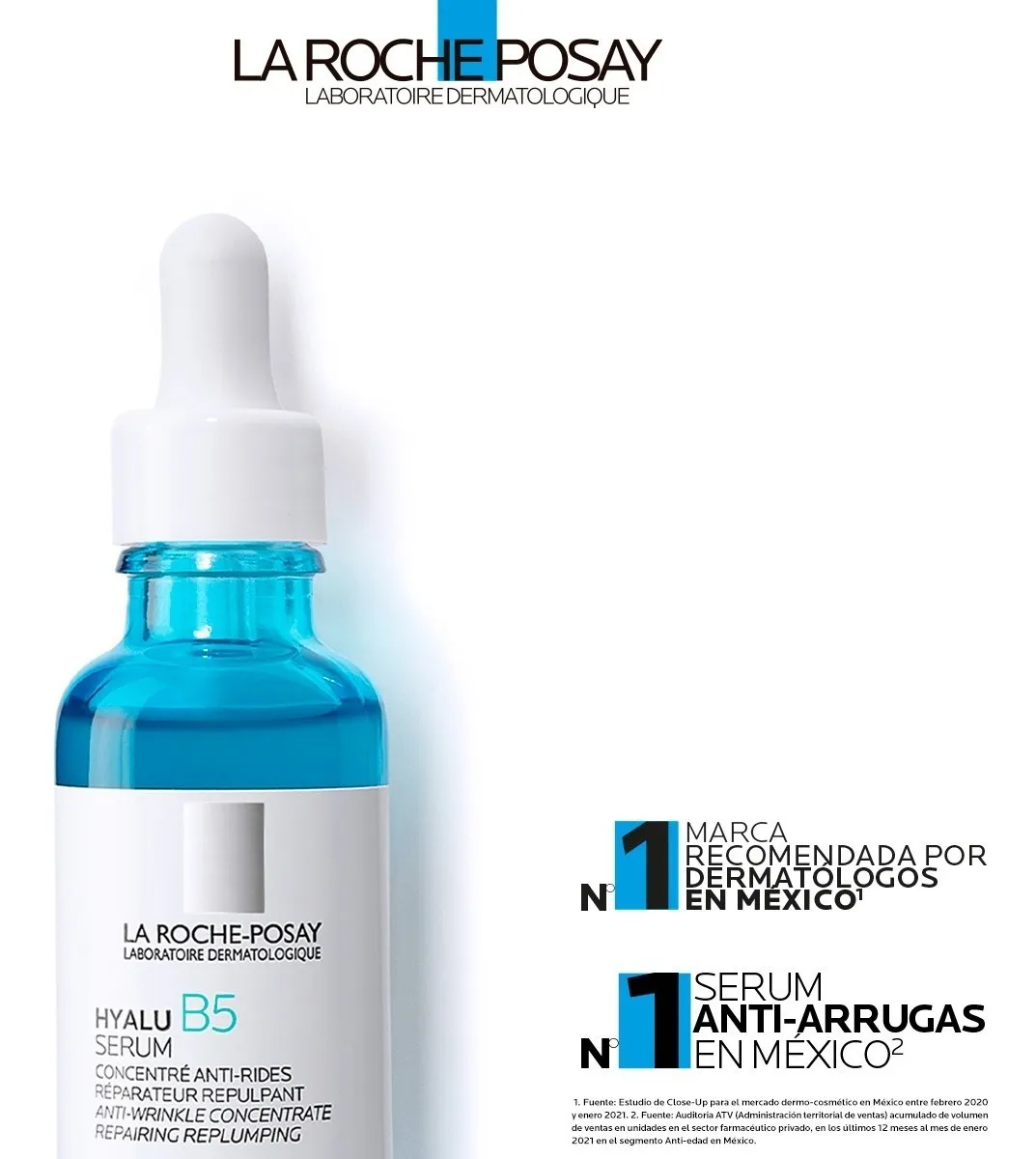 Serum Ácido Hialuronico Hyalu B5 Mixta La Roche Posay 30ml