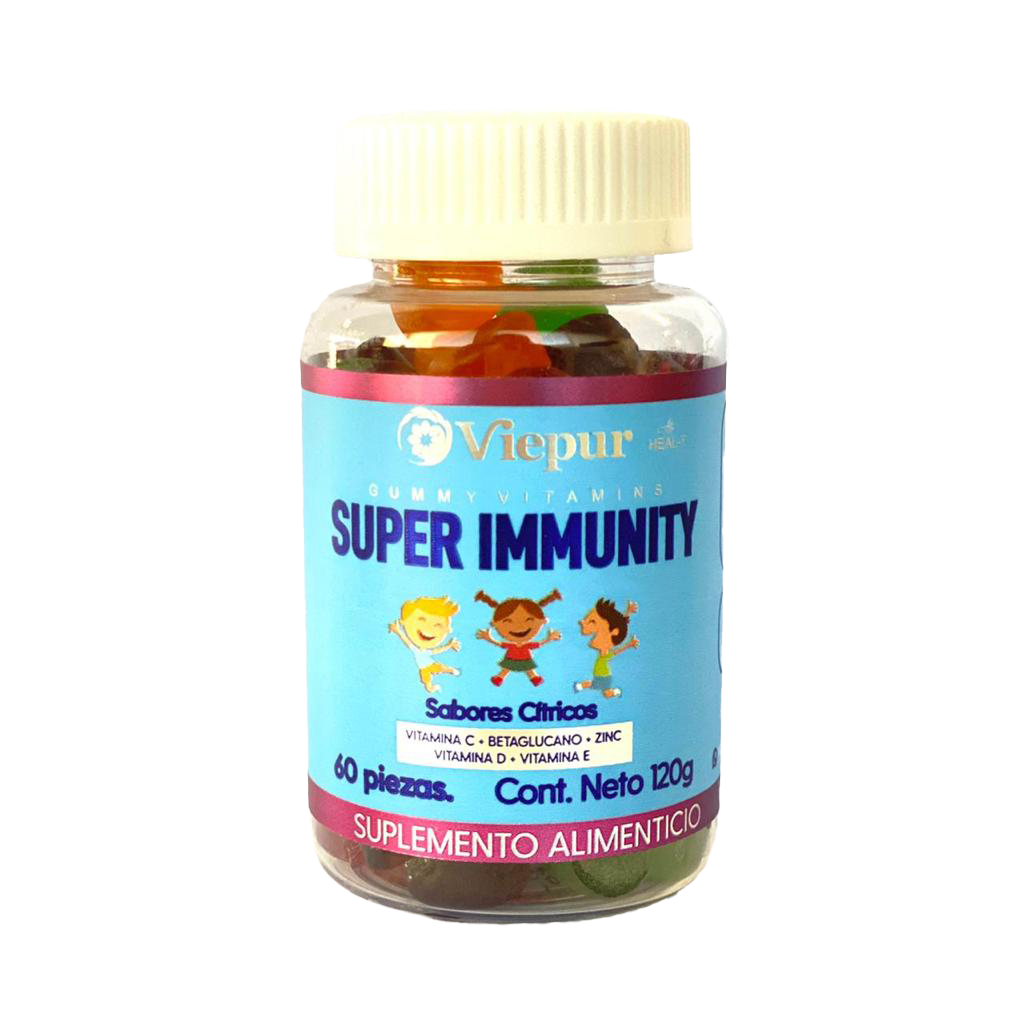 2 Frascos Gomitas Super Inmmunity para niños (Kids) Vitaminas