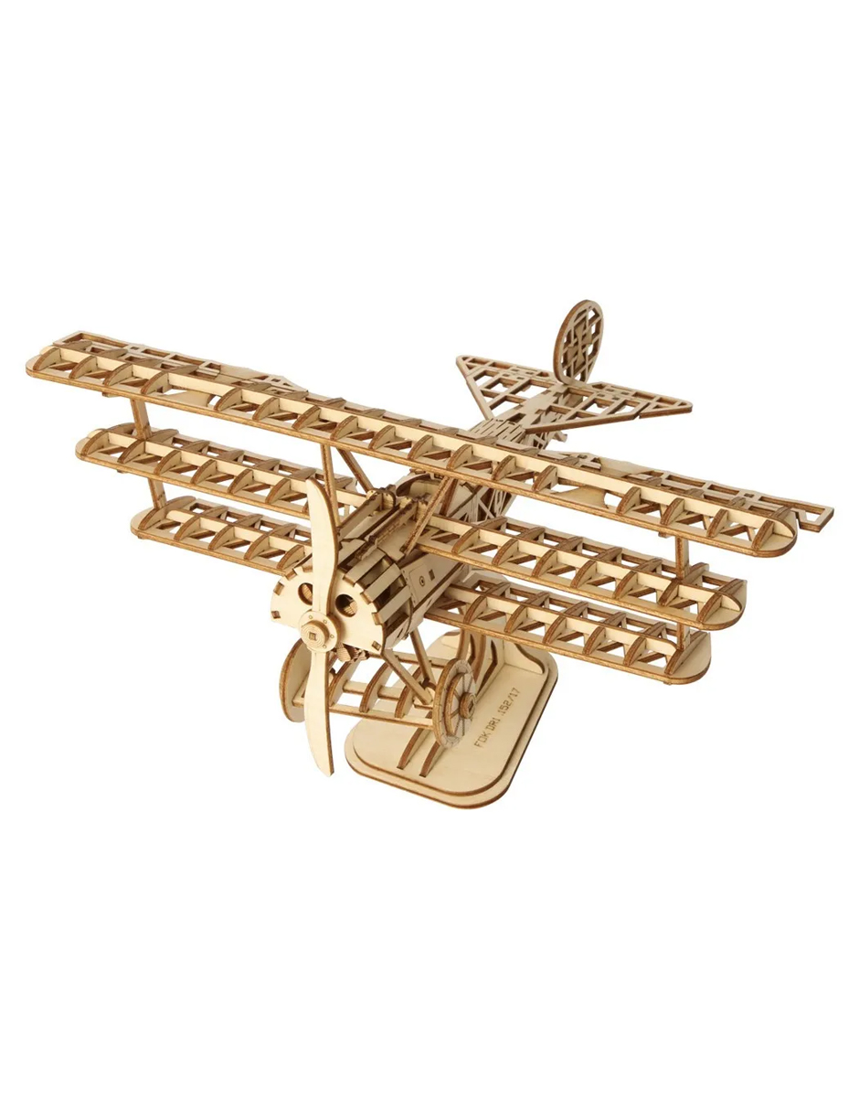 Aeroplano Armable Madera Maqueta Bloques Creativo Robotime TG301