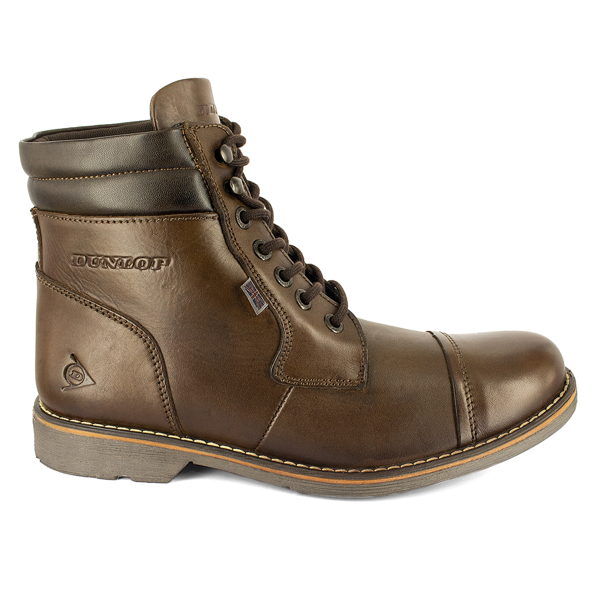 Calzado Bota Urbana Café piel ideal para uso urbano Dunlop 621801