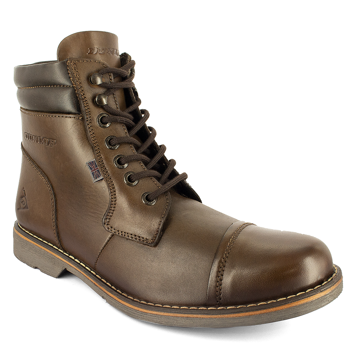 Calzado Bota Urbana Café piel ideal para uso urbano Dunlop 621801