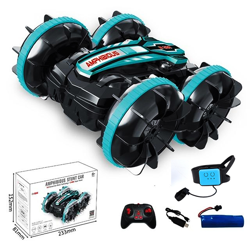 Carro De Control Remoto Coche Rc Stunt Reloj Sensor De Movimiento