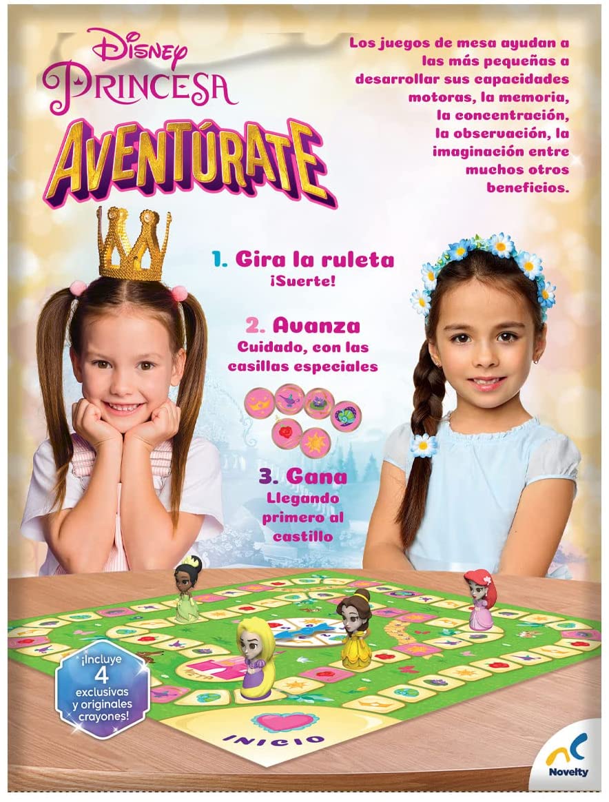 Juego de Mesa Aventúrate Princesas Disney - Novelty