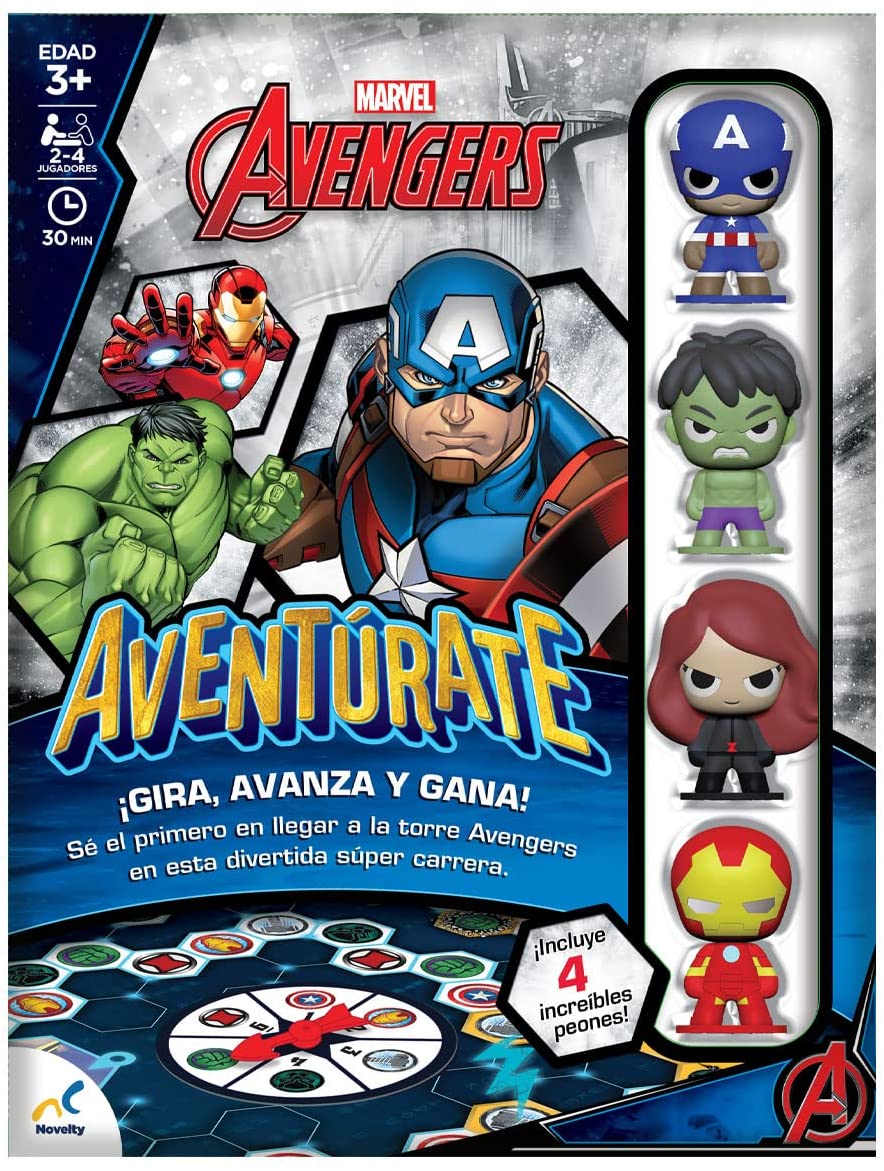 Juego de Mesa Aventúrate de Los Avengers - Novelty