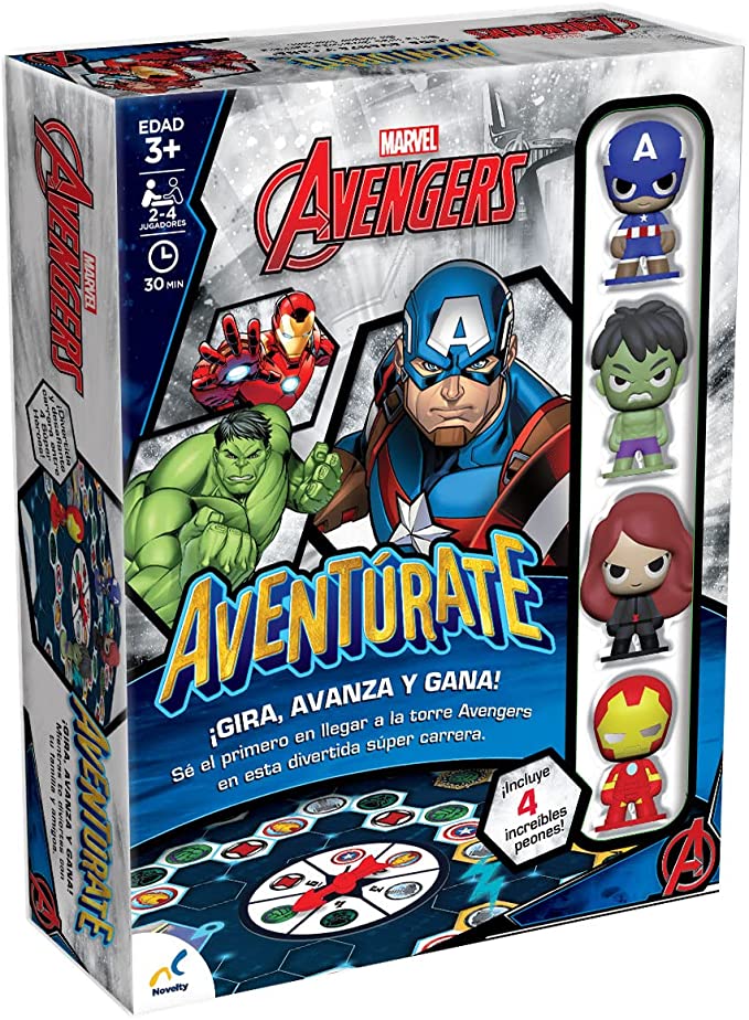 Juego de Mesa Aventúrate de Los Avengers - Novelty