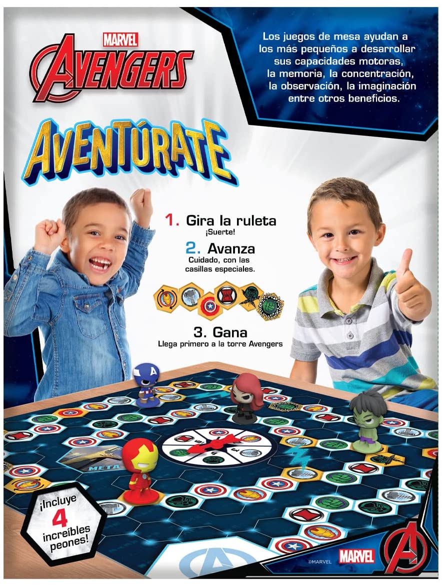 Juego de Mesa Aventúrate de Los Avengers - Novelty