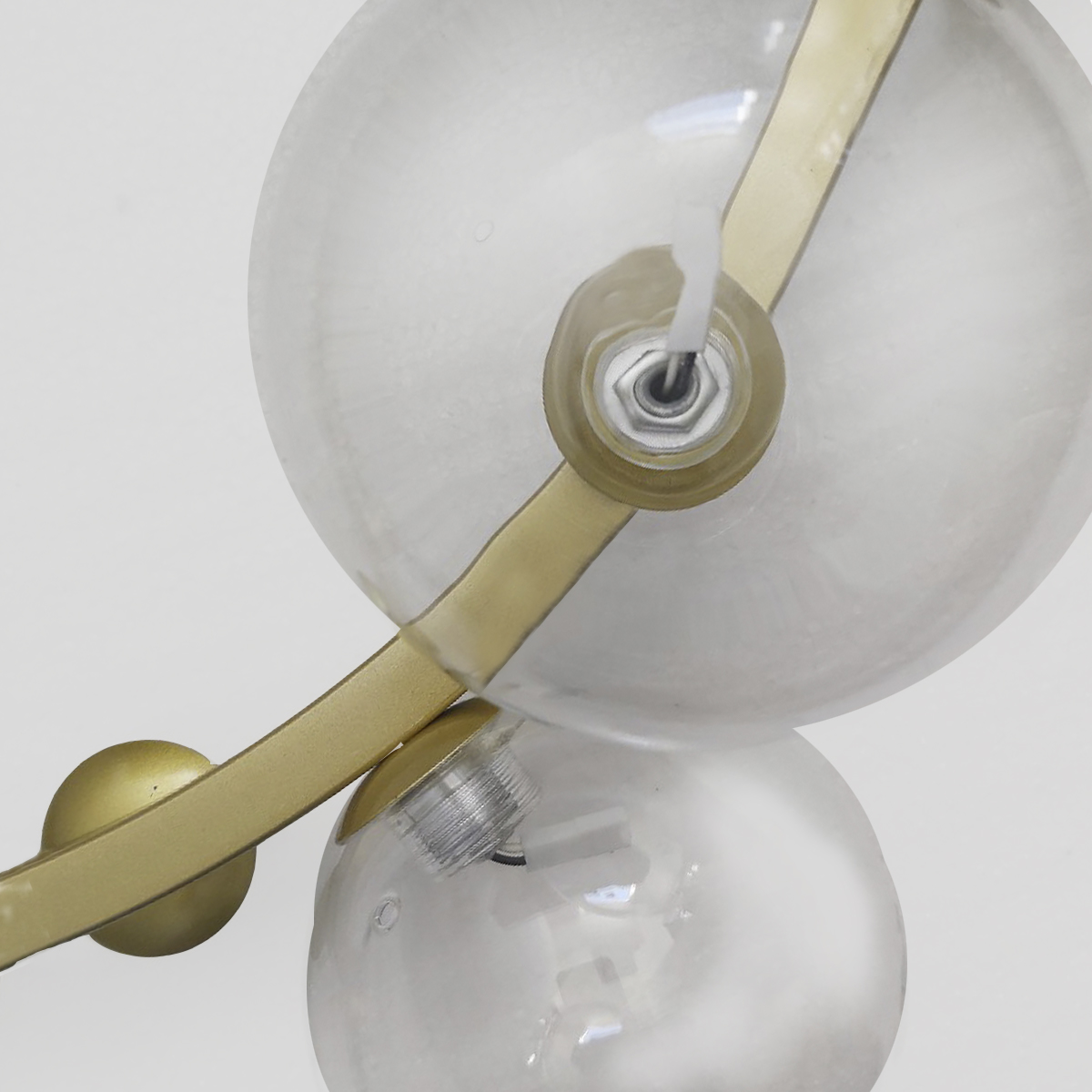 Lámpara colgante redonda sputnik 6 focos