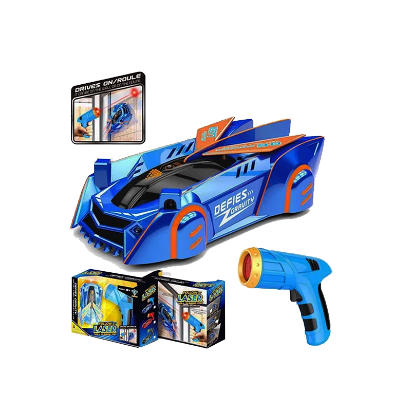 Carro De Control Remoto Antigravedad Escala Paredes Apuntador Laser