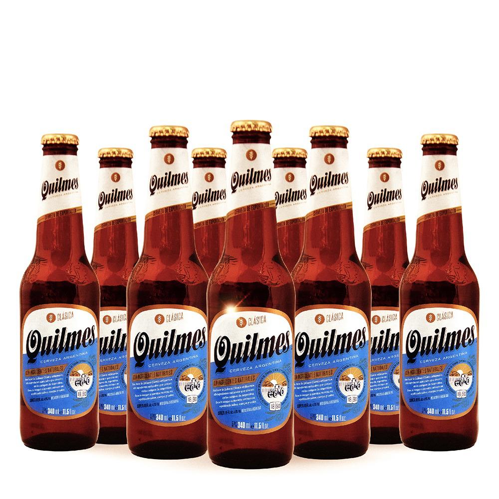 12 Pack Cerveza Quilmes Clásica 340ml C/u