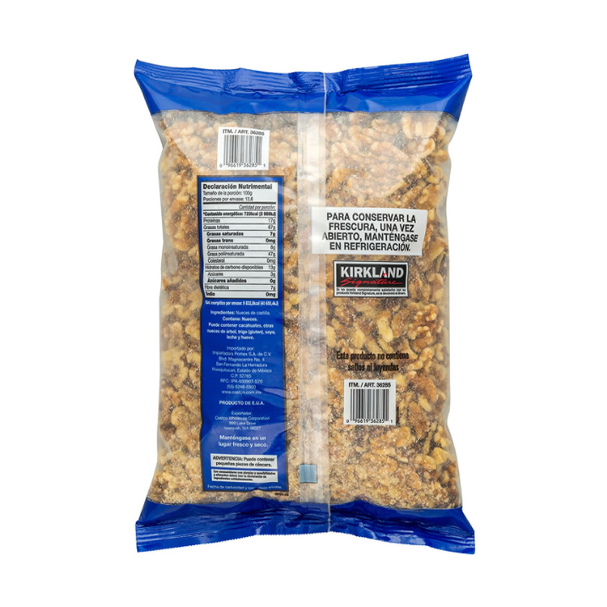 Kirkland Signature Nueces de Castilla en Mitades 1.36 kg