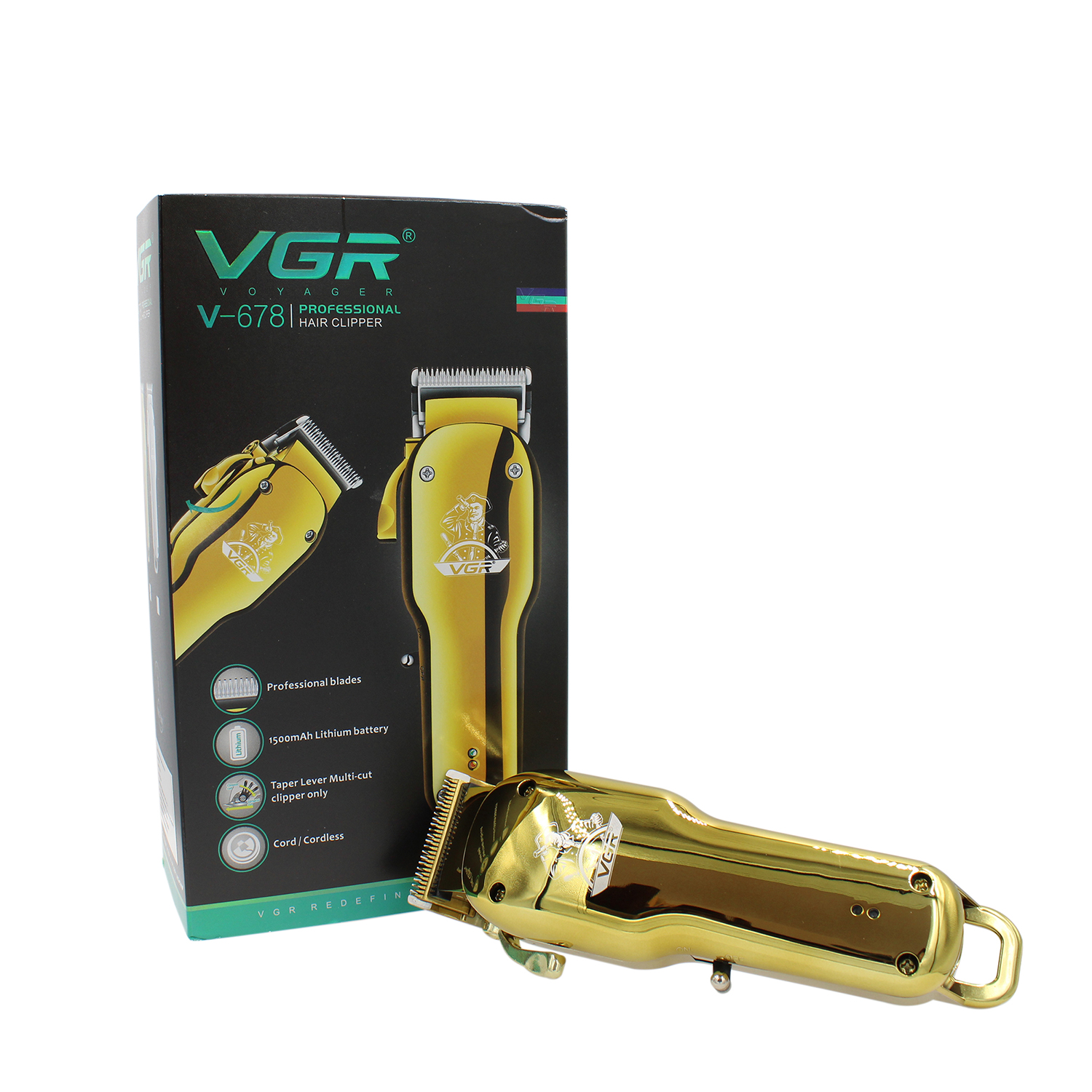 Maquina Cortadora De Cabello VGR Mod. V-678