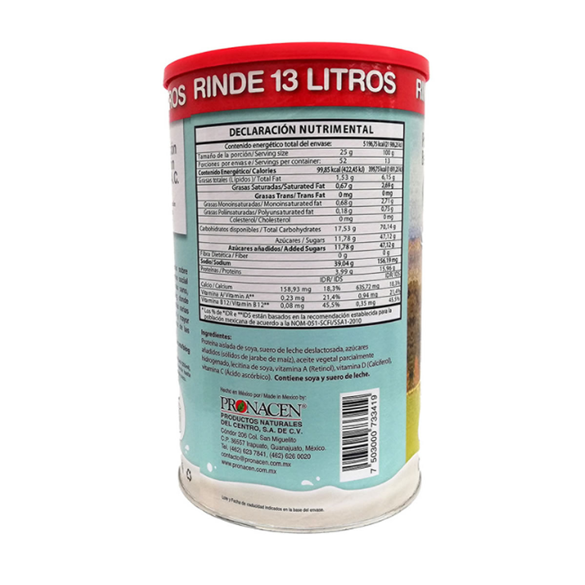 Soyacen Bebida de Soya en Polvo 1.3 kg