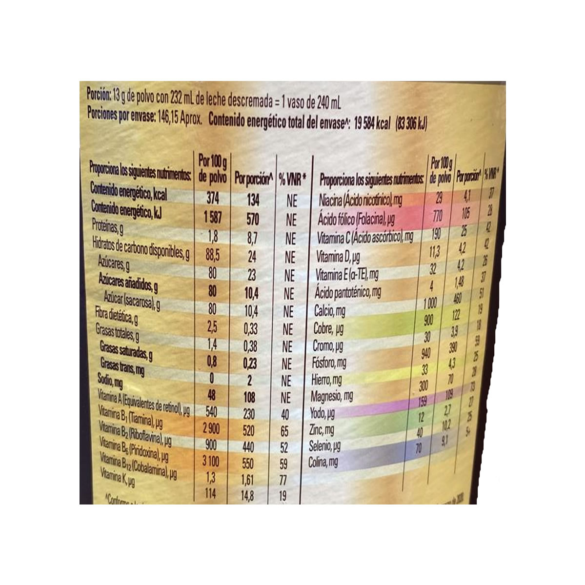 Cal-C-Tose Chocolate en Polvo Fortificado 1.9 kg